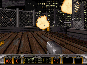 Captura de Duke Nukem 3D: 20th Anniversary World Tour en una azotea