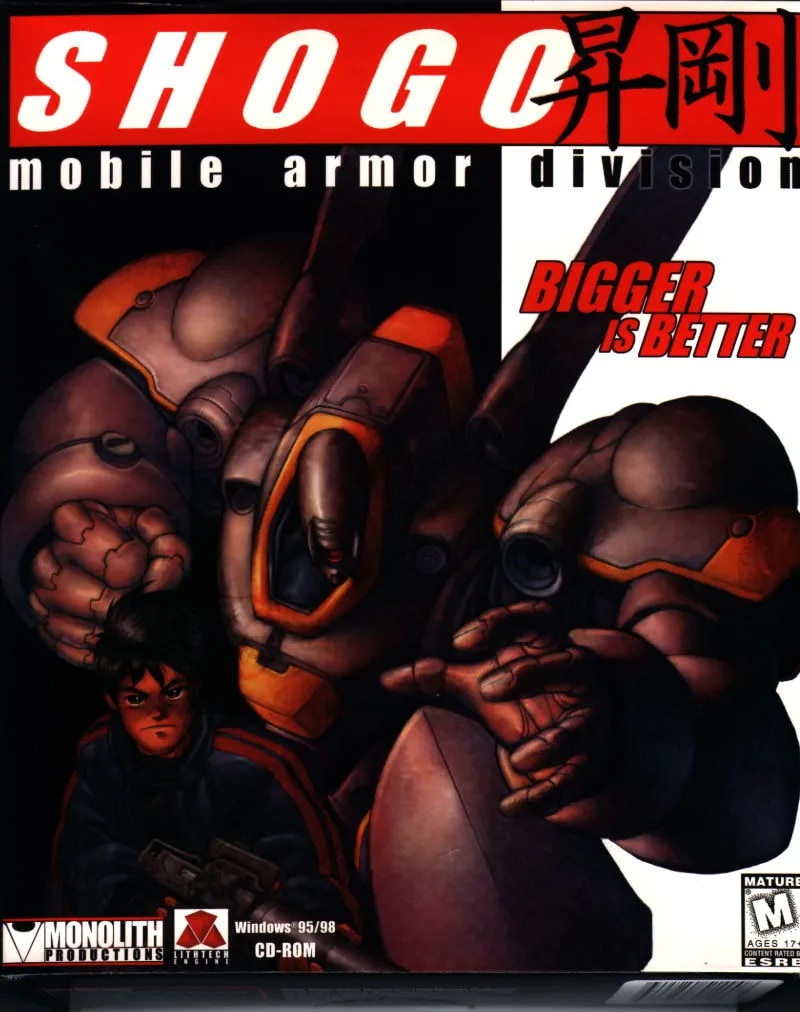 Portada de la caja de Shogo: Mobile Armor Division