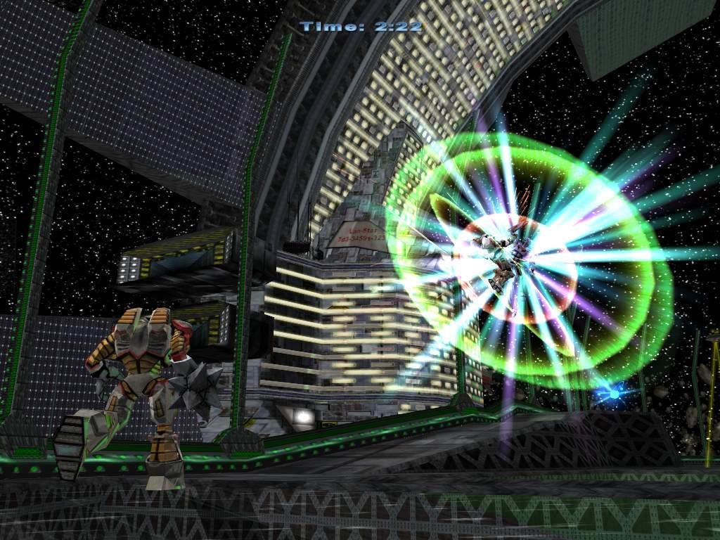 Captura de One Must Fall: Battlegrounds en una de sus arenas 3D