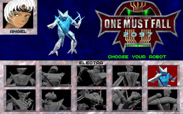 Captura de One Must Fall 2097: una pelea del modo torneo