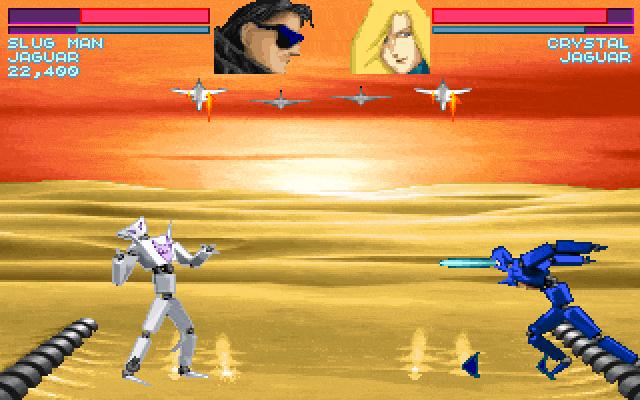 Captura de One Must Fall 2097 en una de las arenas del torneo