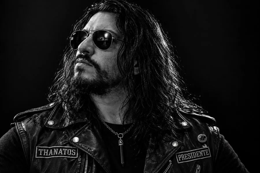 Cristian Corvalán, presidente de Rebel Scum moto club